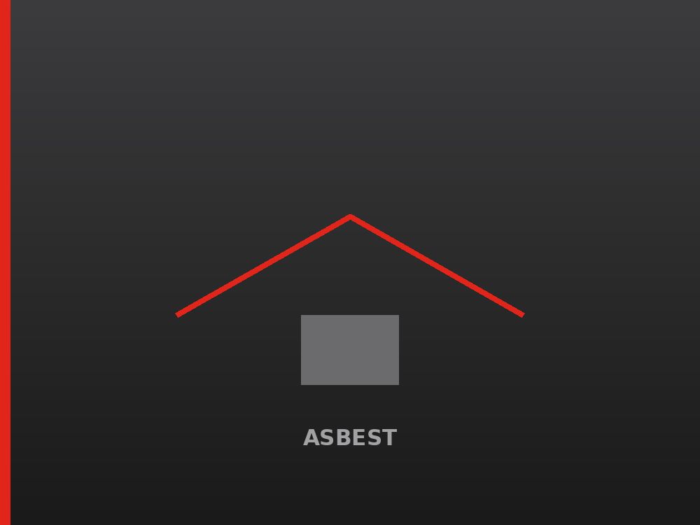 Asbest sicher demontieren und entsorgen — Detailaufnahme