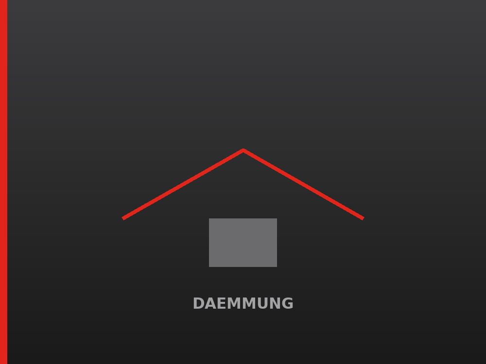 Dämmung und Abdichtung für Dach und Bauwerk — Detailaufnahme