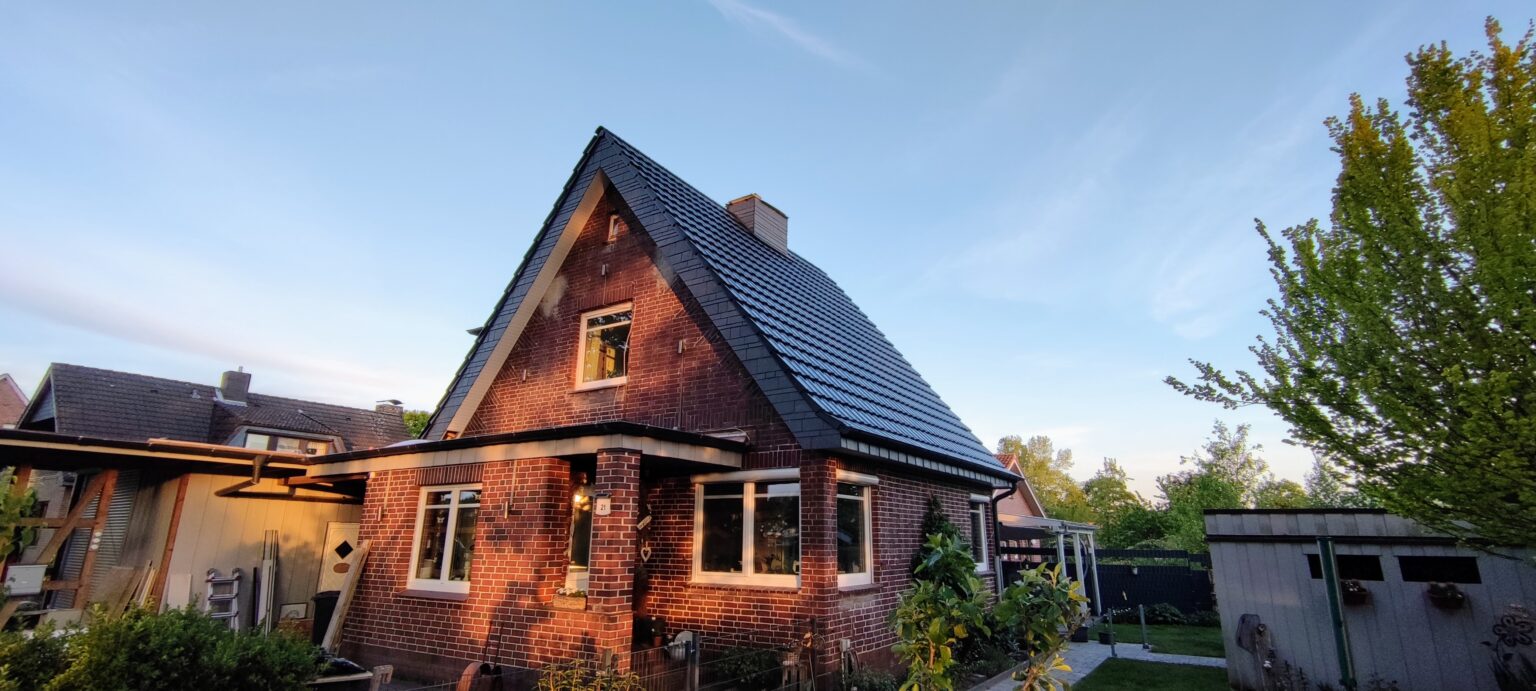 Dachsanierung eines Einfamilienhauses in Hesedorf